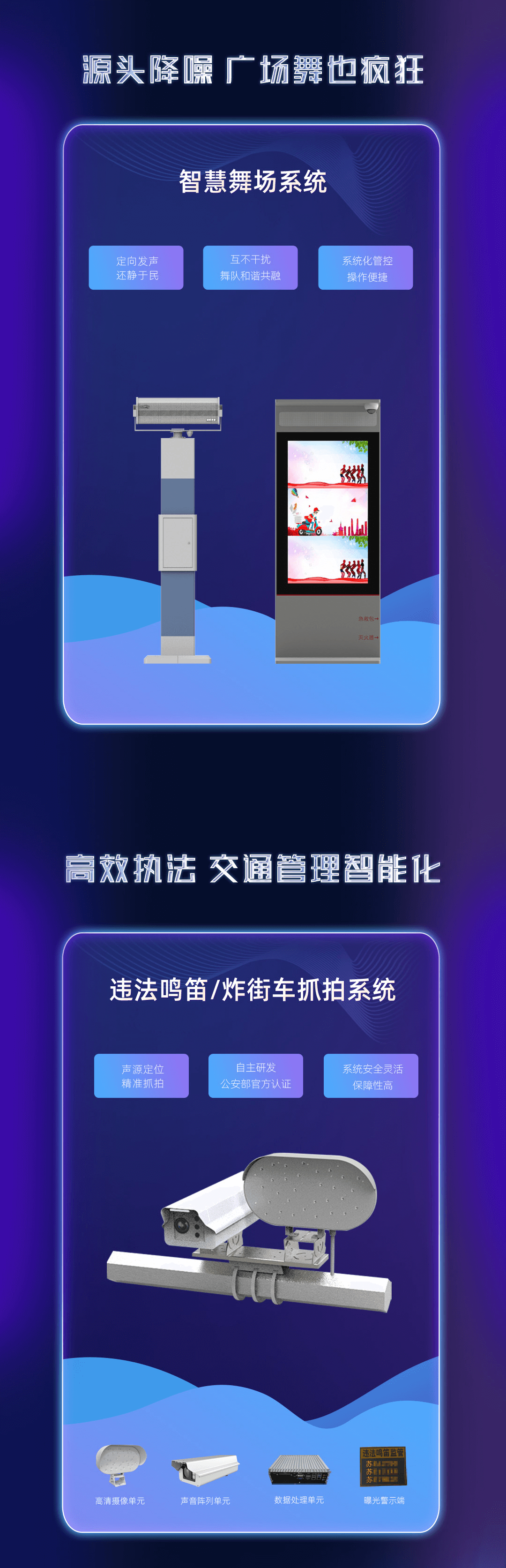 智慧廣場舞系統(tǒng)，鳴笛炸街車抓拍系統(tǒng)