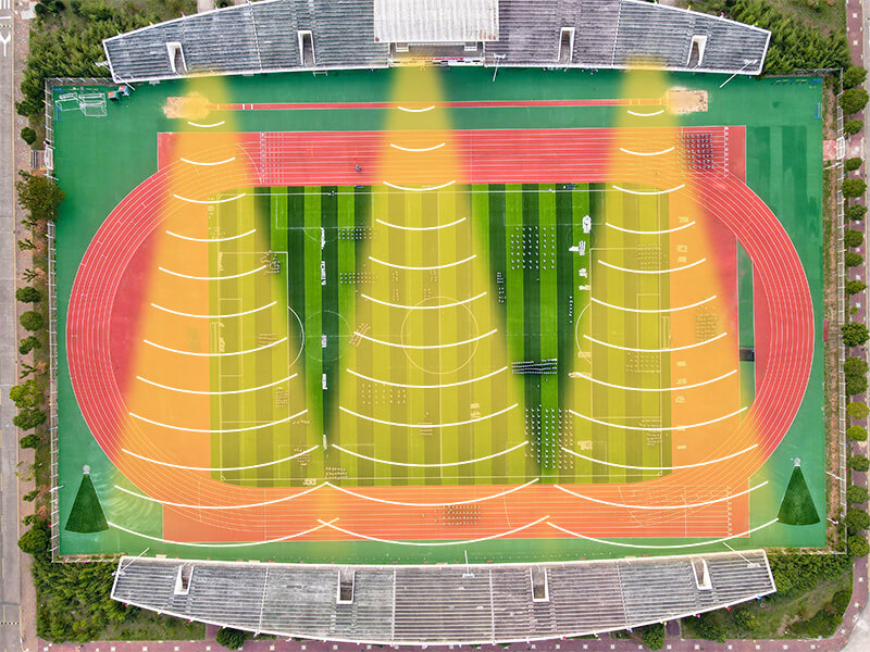 學(xué)校操場(chǎng)使用定向音箱