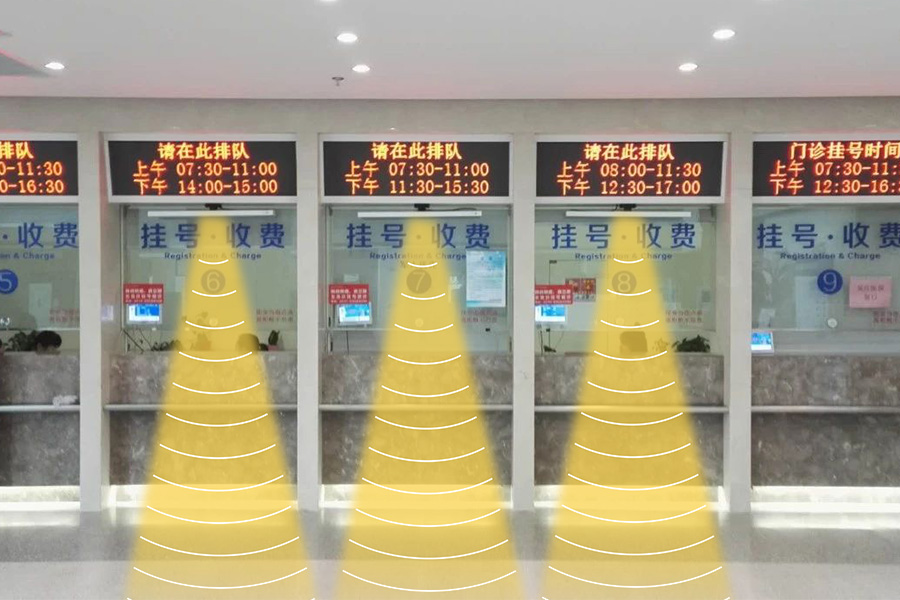 醫院使用定向音箱實現聲音分區控制