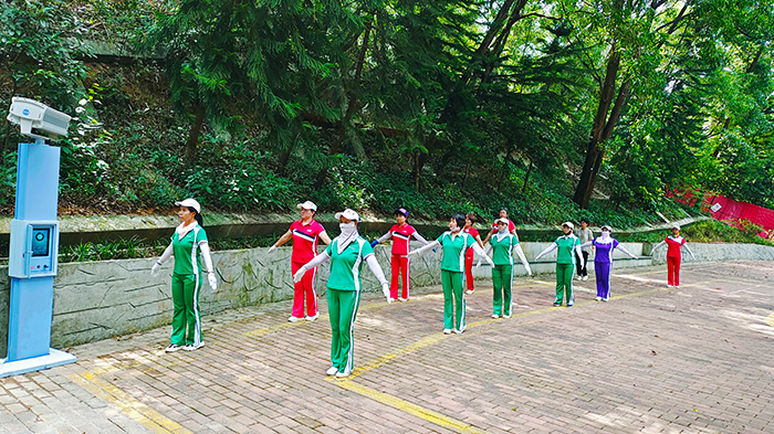 深圳布心山公園應(yīng)用廣場(chǎng)舞定向音響