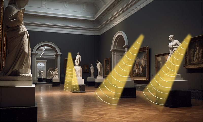 展覽館定向揚(yáng)聲器