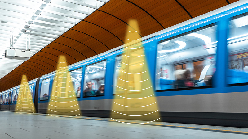 地鐵站定向音箱