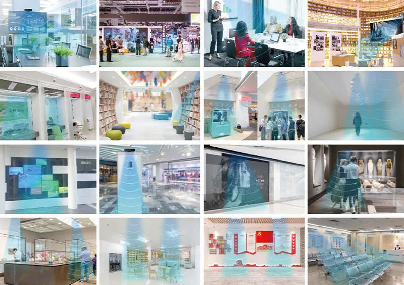 清聽(tīng)聲學(xué)定向音箱應(yīng)用場(chǎng)景示意圖