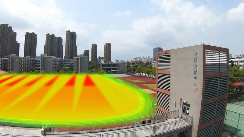 清聽聲學靜音操場系統，定向發聲不擾民