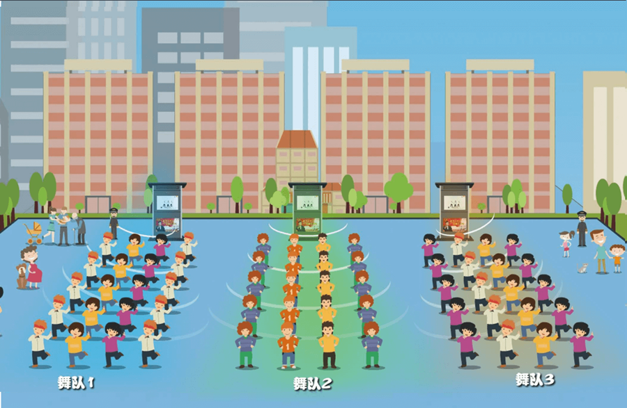 清聽聲學智能廣舞場系統多組舞隊同時活動互不干擾