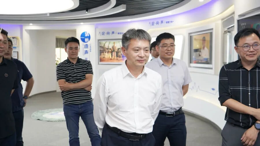 江蘇省鹽城大數據集團有限公司總經理李天松一行蒞臨我司考察